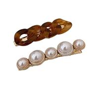 Ragazze Clip Piatto Tornante Decorazione Perla Pallottola Ragazza Mazzo Dei Capelli Labbro Dolce Dei Capelli Gioielli Dolce Foto Per