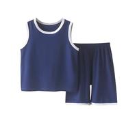 Ragazze Completo Set 2 Pezzi Casual Estiva Canotta Intima Cotone Top Camisole e Pantaloncini Bambine e Ragazze TShirt Abbigliamento Neonato Sportiva Eleganti