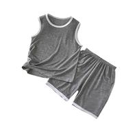 Ragazze Completo Set 2 Pezzi Casual Estiva Canotta Intima Cotone Top Camisole e Pantaloncini Bambine e Ragazze TShirt Abbigliamento Neonato Sportiva Eleganti