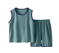 Ragazze Completo Set 2 Pezzi Casual Estiva Canotta Intima Cotone Top Camisole e Pantaloncini Bambine e Ragazze TShirt Abbigliamento Neonato Sportiva Eleganti