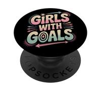 Ragazze con obiettivi Donne Empowerment Uguaglianza delle donne PopSockets PopGrip Adesivo