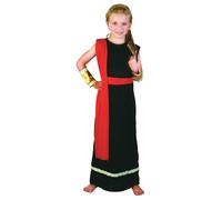 Ragazze Dea Greca Bambini Costume Toga Romana Completo Libro Settimana