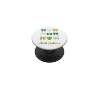 Ragazze del North Yorkshire Coquette Bow PopSockets PopGrip Adesivo