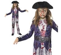 Ragazze Deluxe Jolly Rotten Costume Ragazza Pirata Bambini Halloween Costume