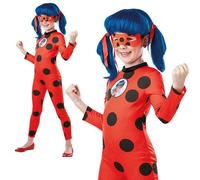 Rubie's Official Miraculous Ladybug Deluxe Childs Costume and Eye mask, Superher