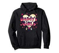 Ragazze di papà: Impressionante Come Le Mie Figlie Famiglia Amore Felpa con Cappuccio, Unisex per Adulti, Nero, L