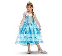 Ragazze Disney Frozen Elsa Deluxe Classico Costume Bambini