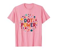 Ragazze DOT Day Celebration: DOT Power Colorful Fun Maglietta, Uomo, Rosa, L