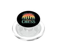 Ragazze fantastiche giocano a scacchi Brain Training PopSockets PopGrip per MagSafe