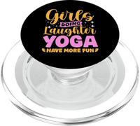 Ragazze Fare Ridere Yoga Design PopSockets PopGrip per MagSafe
