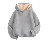 Ragazze Felpa con Cappuccio,Felpa Carina per Basic Comfort Traspirante Top Sportivo Maglietta Tinta Unita Sweatshirt Calda Inverno Autunno Sportswear Bambina 1-7 Anni