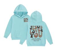 Ragazze Felpa con Cappuccio Grafica Dolce Maglione Felpe Casual, Attivo, A Maniche Piene Top Sportivo Maglietta Super Morbida Maglia Comoda e Calda per Tutti i Giorni