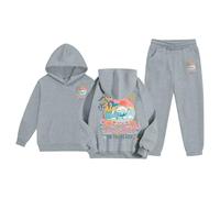 Ragazze Felpa con Cappuccio,Grafica Dolce Maglione Felpe Casual, da Jogging,Calda Maglia di Tuta A Manica Lunga Cappuccio per Inverno Autunno Sportswear Bambina 1-7 Anni