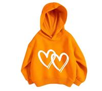 Ragazze Felpa con Cappuccio,Grafica Dolce Maglione Felpe Top A Tunica per Bambina Ragazza Y2K Super Morbida Inverno Autunno Sportswear Bambine E 4-15 Anni