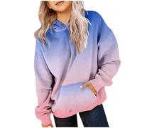 Ragazze Felpa con Cappuccio Leggero Pullover Ampia Hoodie Cappotto Eleganti Bambini Top Sportivo Maglietta Maglione Invernale per Moda Casual Abbigliamento 5-14 Anni