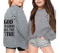 Ragazze Felpa con Cappuccio,Leggero Pullover Ampia Hoodie Casual, da Jogging,Calda Basic Comfort Cappuccio per Bambine Maglia Comoda e Calda Tutti i Giorni