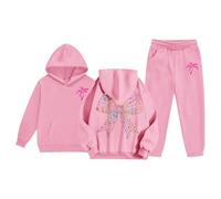 Ragazze Felpa con Cappuccio Manica Lunga,Felpa Leggera da Bambine Autunno Inverno Felpe a Maniche Lunghe Casual Scuola Cappotto Moda per lescenti Tutti I Giorni Usura