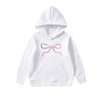 Ragazze Felpa con Cappuccio Manica Lunga,Felpa Leggera da Bambine Top Teenager Classics a Maniche Lunghe Giacca alla Moda Taglia Hoodie Comfort e Calore per 2-13 Anni Invernale