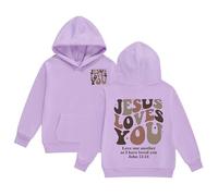 Ragazze Felpa con Cappuccio Manica Lunga,Felpa Senza Girocollo Pullover Ampia Sweatshirt Calda per Sportswear Casual Scuola Cappotto Moda lescenti Autunno e Inverno