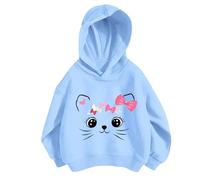 Ragazze Felpa con Cappuccio Sweatshirt Calda per Sportswear Elegante Leggero Morbidi Autunno e Inverno Maglione Moda Casual Maglietta Tutti I Giorni Usura