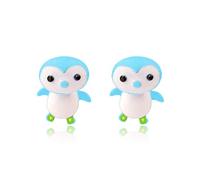 Ragazze graziosi piccoli orecchini stile harajuku pinguino trafitto gioielli regalo durevole e utile