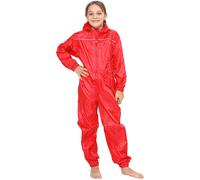 Ragazze Impermeabile Rosso Naso Giorno Puddle Abito Indumenti Waterproof Con