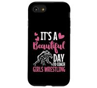 Ragazze Istruttore di wrestling Belle Ragazze Wrestling Coach Custodia per iPhone SE (2020) / 7/8