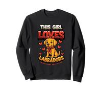 Ragazze Labrador Retriever - Questa ragazza ama Labrador Felpa