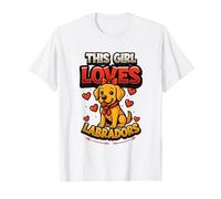 Ragazze Labrador Retriever - Questa ragazza ama Labrador Maglietta