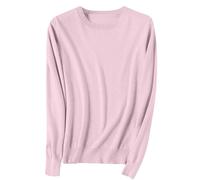 Ragazze Maglione A Maglia Inverno Morbido A Costine Maglione Giro/V Collo Manica Lunga Pullover Top Teen Girl Tinta Unita Autunno Vestiti Caldi Maglieria, 2-pk2, 12-13 Anni