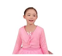Ragazze Maglione Balletto Interno in velluto for ragazze, top avvolgente for balletto, maglione da ballo a maniche lunghe for bambini, riscaldamento, cappotto in pile invernale spesso, cardigan in cot