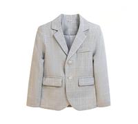 Ragazze Manica Lunga Sciarpa Vestito Formale Giacca Apertura Frontale Tasca interna Per I Bambini, J-3, 4-5 Anni