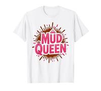 Ragazze Mud Queen Run Mudding Diva Muddy Buddies Humor Maglietta