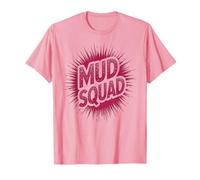Ragazze Mud Squad Muddy Run Buddies Dirt Don't Hurt Bike Mom Maglietta