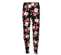 Ragazze Natale Leggings Babbo Pupazzo di Neve Pinguino Stampa