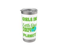Ragazze nella scienza Giornata della Terra 2024 Salva il nostro pianeta Bicchiere termico in acciaio inox doppia parete