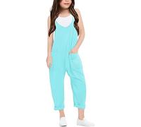 Ragazze Pantaloni a Gamba Larga da Jogging Sportivi Bambina Lunghi Moda Jogger Joggers Sweatpants vestibilità Ampia Casual per attività all'Aria Aperta Ideali età 9-15, Facili Pulire, Versatili