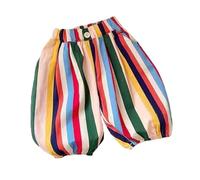 Ragazze Pantaloni a Gamba Larga Larghi in Cotone Vita Elastica Cargo da Ragazza Stile Hip Hop Fashion Bambina per Adolescenti