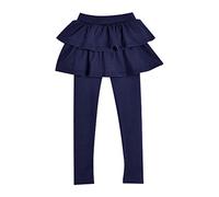 Ragazze per Bambini Calde e Carine Culottes per Torte Leggings con Pantaloni con Gonna a Tutu con Volant Leggings Senza Piedi per Bambine con Pantaloni con Gonna con Tutu con Volant Gonna Elastico in