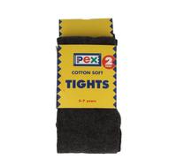 Ragazze PEX Cotone Morbido Collant Tinta Unita