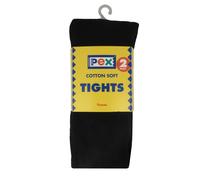 Ragazze PEX Cotone Morbido Collant Tinta Unita