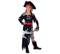 Ragazze Pirata Alto Seas Principessa Costume Caraibi Jack Libro Settimana Nuovo