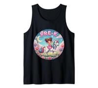 Ragazze Principessa Equitazione Unicorno Pre-K Back To School Girly Canotta