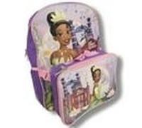 Ragazze Principessa Tiana Coroncina Completo Misura 40.6cm Zaino con Staccabile