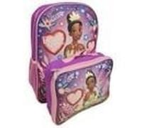 Ragazze Principessa Tiana Coroncina Completo Misura 40.6cm Zaino Con Staccabili