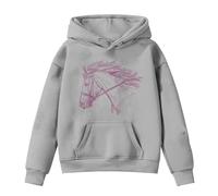Ragazze Printed Hoodie,Felpa Carina per Basic Comfort Traspirante Casual Abbigliamento Autunno Felpa con Cappuccio Maglione Maglia Comoda e Calda Tutti i Giorni