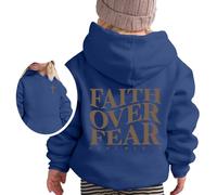 Ragazze Printed Hoodie Leggero Pullover Ampia Girocollo Felpa Sportivo Bambina Maglia di Tuta A Manica Lunga Tinta Unita Sweatshirt Calda Tops T-Shirt con Stampa Abbigliamento per 5-14 Anni