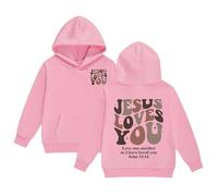 Ragazze Printed Hoodie,Manica Lunga Morbida Felpe con Stampa Festiva Carina Bambini Cartoon Felpa Tinta Unita Sweatshirt Calda Moda Casual Maglietta per Tutti i Giorni