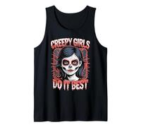 Ragazze raccapriccianti Do It Best Sugar Skull Halloween Horror Spaventoso Canotta