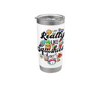 Ragazze & Ragazzi Cake Squishy I Just Really Love Squishies Ok? Bicchiere termico in acciaio inox doppia parete